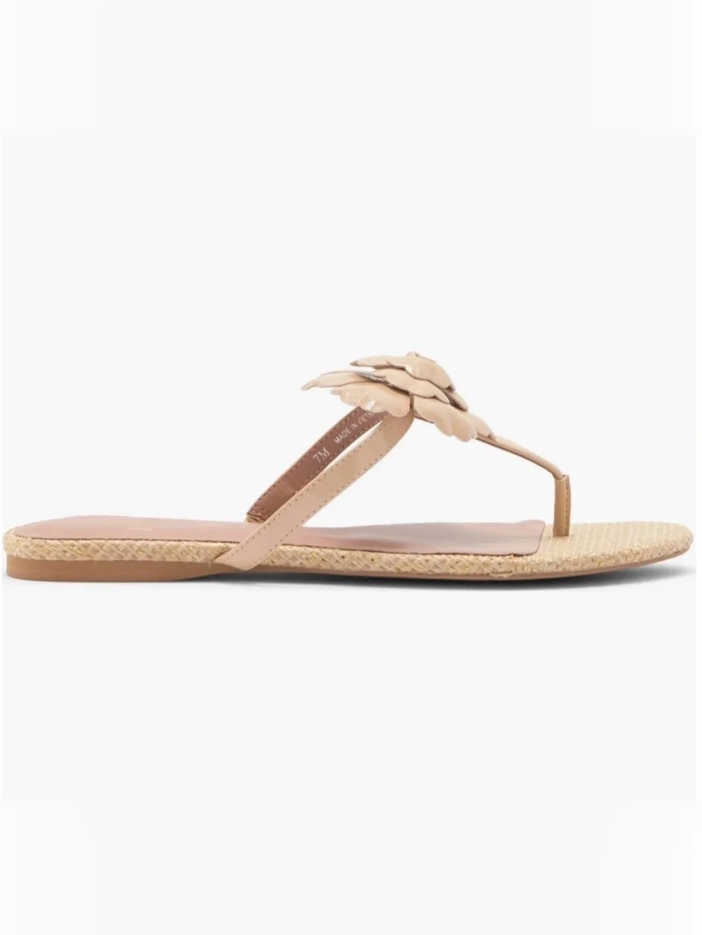 Linea Paolo Laurel Flower Sandal ~ Nude Size 10